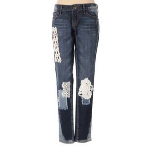 Free People Artisan De Luxe Patchwork Jeans